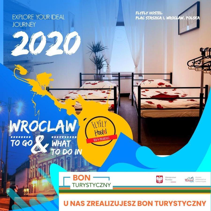 Flyfly Hostel , Darmowy Parking , Rezerwuj Przez Urzadzenia Mobilne -10 Procent 弗罗茨瓦夫 外观 照片